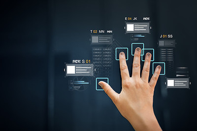 未來技術 手動掃描交互式觸摸屏的數據訪問